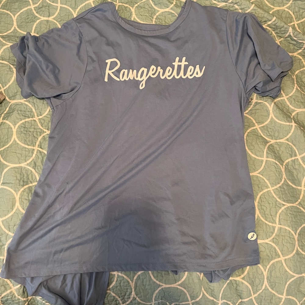 Kilgore Rangerette tied crop top